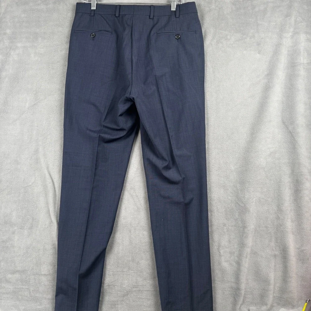 Brooks Brothers Explorer Regent Fit Suit Navy Blue Wool Blend 44R 34W 32L